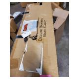 ToiletTree Products Bamboo Bathtub Caddy with Extending Sides and Adjustable Book Holder (Deluxe) - 10" D x 3" H x 31.5" L