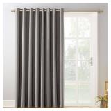 Sun Zero Preston 100" x 84" Grommet Top Blackout Patio Curtain Panel