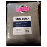 Sun Zero Preston 100" x 84" Grommet Top Blackout Patio Curtain Panel