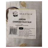 Zenna Home Jardin Embroidered Room Darkening Thermal Lined Energy Window Panel