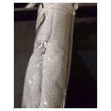 95"x50" Nora Solid Absolute Zero Blackout Curtain Panel White - Eclipse