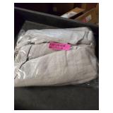 Lush Decor Linen Button Single Panel Window Curtain- Retail:$76.98