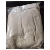 Lush Decor Linen Button Single Panel Window Curtain- Retail:$76.98