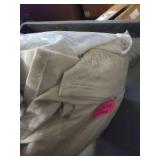 Lush Decor Linen Button Single Panel Window Curtain- Retail:$76.98