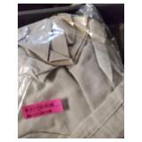 Lush Decor Linen Button Single Panel Window Curtain- Retail:$76.98