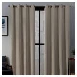 Porch & Den Boosalis Sateen Twill Blackout Curtain Panel Pair