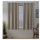Porch & Den Boosalis Sateen Twill Blackout Curtain Panel Pair