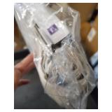 108"x40" Linen Button Light Filtering Window Curtain Panel Linen - Lush DÃ©cor