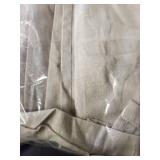 Lush Decor Linen Button Single Panel Window Curtain