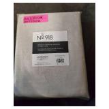 No. 918 Bethany Slub Textured Sheer Tie Top Curtain Panel, 50" x 63"