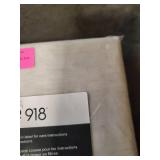 No. 918 Bethany Slub Textured Sheer Tie Top Curtain Panel, 50" x 63"