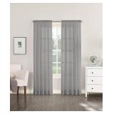 No. 918 Sheer Voile 59" x 95" Rod Pocket Top Curtain Panel