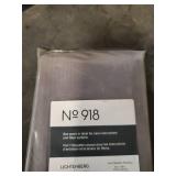 No. 918 Sheer Voile 59" x 95" Rod Pocket Top Curtain Panel