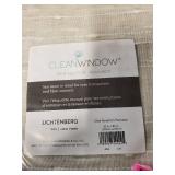 Clean Window Textured Slub Stripe Anti-Dust Curtain Panel, 52" x 84"