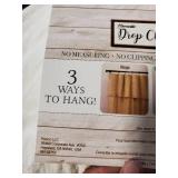 Six 84"x50" Drop Cloth Light Filtering Curtain Panel Off White - Mercantile