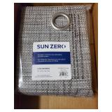 Kline Burlap Weave 52" x 96" Thermal Blackout Curtain Panel