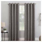 Kline Burlap Weave 52" x 96" Thermal Blackout Curtain Panel