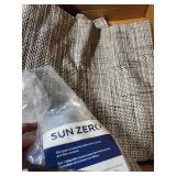 Kline Burlap Weave 52" x 96" Thermal Blackout Curtain Panel