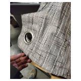 Kline Burlap Weave 52" x 96" Thermal Blackout Curtain Panel