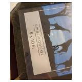 Americanflat 6 Pack - 8x10 Picture Frames - Display Pictures 8x10 Inches - Easel Backs - Built-in Hangers - Plexiglass Fronts