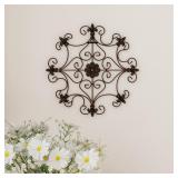 Lavish Home 80-WALLM-13A Medallion Metal Wall Art - 14.25 in.