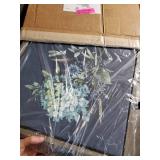 Bohemian Blue 03B (Floral Bouquet) by Lisa Audit Framed Canvas Art