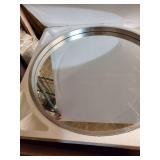 Kate and Laurel Travis Round Wood Accent Wall Mirror- Retail:$89.99