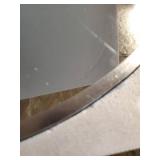 Kate and Laurel Travis Round Wood Accent Wall Mirror- Retail:$89.99