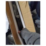 Carson Carrington Loksa Light Grey/Natural Barstool - 18.75"w x 22.625"d x 43.25"h (As Is Item)