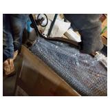 Carson Carrington Loksa Light Grey/Natural Barstool - 18.75"w x 22.625"d x 43.25"h (As Is Item)