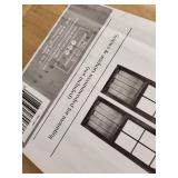 FirsTime & Co. Willow Farmhouse Window Wall Plaque Set, Metal, 12 x 1 x 31.5 in, American Designed- Retail:$78.98