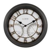 La Crosse Clock 19.7" Indoor/Outdoor Courtyard Wall Clock