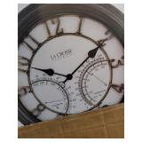 La Crosse Clock 19.7" Indoor/Outdoor Courtyard Wall Clock