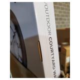 La Crosse Clock 19.7" Indoor/Outdoor Courtyard Wall Clock