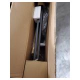 Kate and Laurel Celia Round Metal Tray/ Foldable Accent Table - 14x14x25.75