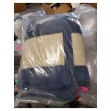 Authentic Hotel and Spa Turkish Cotton Palm Tree Embroidered 3 piece Towel Set