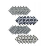 Elrene Everyday Casual Prints Assorted Cotton Fabric Napkins - Set of 24