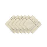 Design Imports Black French Stripe Napkin Set (Set of 6)