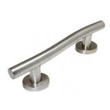 Keeney GB2022-24BN Wave Designer Grab Bar, Brushed Nickel, 24 inch