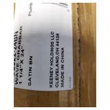 Keeney GB2022-24BN Wave Designer Grab Bar, Brushed Nickel, 24 inch