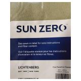 Sun Zero Preston 40" x 84" Rod-Pocket Blackout Curtain Panel