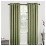 Sun Zero Preston 40" x 84" Rod-Pocket Blackout Curtain Panel