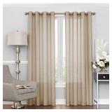 Eclipse Liberty Light Filtering Sheer Curtain, 95" x 52"