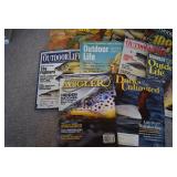 Lot of 10 Outdoor Life and Fishing Magazines | American Angler, Ducks Unlimited.