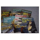 Lot of 10 Outdoor Life and Fishing Magazines | American Angler, Ducks Unlimited.