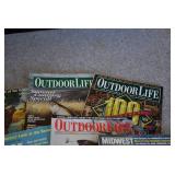 Lot of 10 Outdoor Life and Fishing Magazines | American Angler, Ducks Unlimited.