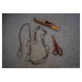 Lot of 3 Fishing Tools | Catch Line, Boning Knife, and Utility Scissors