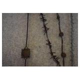 Lot of 4 Barbed Wire Pieces | 18.5" Long