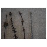 Lot of 4 Barbed Wire Pieces | 18.5" Long