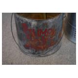 VTG Metal Minnow Bucket | Stumpy | 8.5" x 9.75"